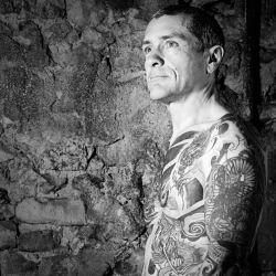 Franck Rondot Photographe 061 pierro pierrot portrait tatoo tatouage vachette Franck Rondot Photographe 061 pierro pierrot portrait tatoo tatouage vachette